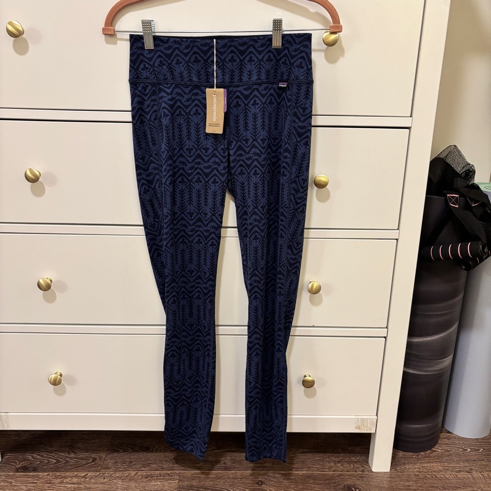 Patagonia Women's Capilene Midweight Bottoms in XS Blue